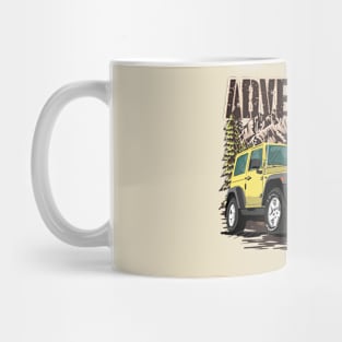 Retro Jeep Adventure Mug